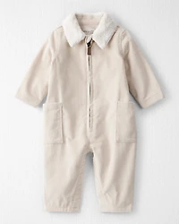 Baby Organic Cotton Corduroy Romper