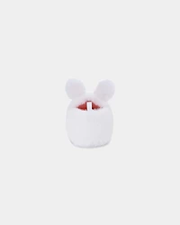 Girls Bunny Slippers - White