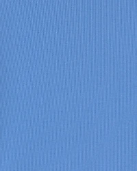 Girls Long-Sleeve Ribbed Top - Blue