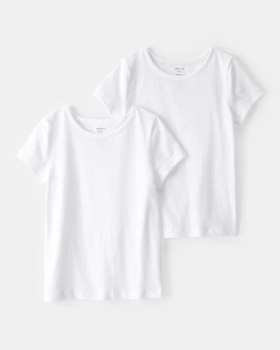 Girls 2-Pack Cotton Undershirts