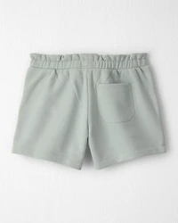 Girls French Terry Shorts Made with Organic Cotton