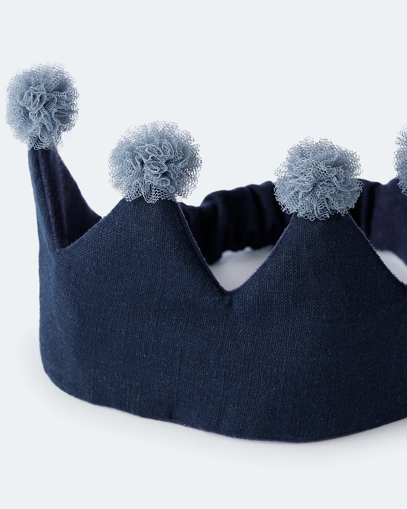 Toddler Crown Party Hat - Navy
