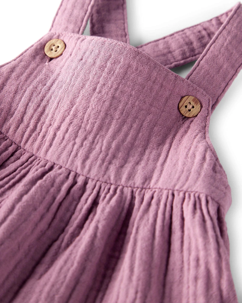 Baby Girl 2-Piece Organic Cotton Jumper Set