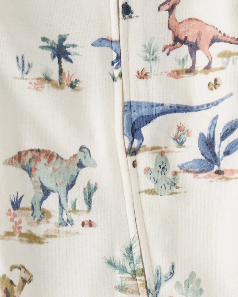 Baby Dinosaur Print Organic Cotton Sleep & Play Pajamas