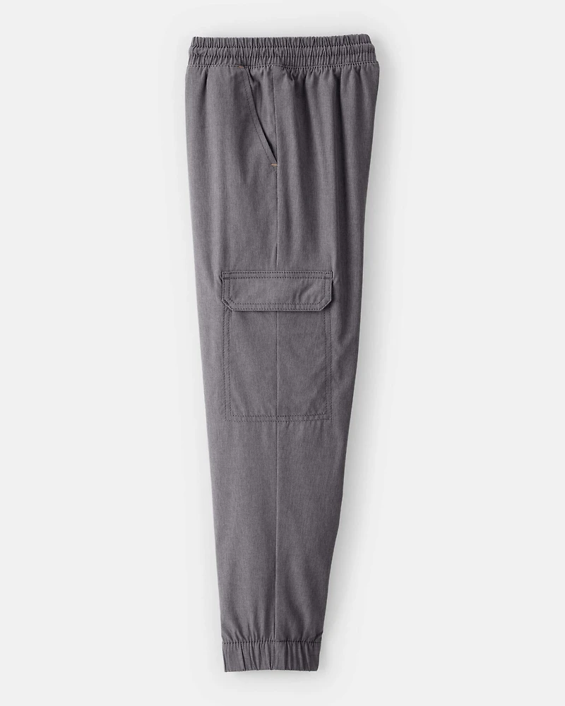 Boys Active Woven Joggers - Grey