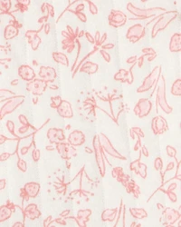 Baby 3-Piece Floral Little Vest Set - Pink