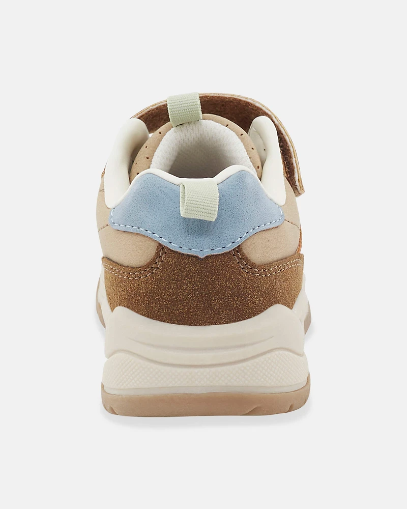 Toddler Boy Athletic Sneakers - Brown