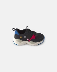 Toddler Boy Light-Up Sports Sneakers - Black