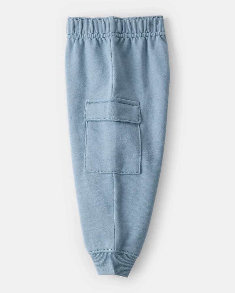 Baby Boy 2-Piece DayDream Fleece Mountain Pullover & Pant Set - Blue