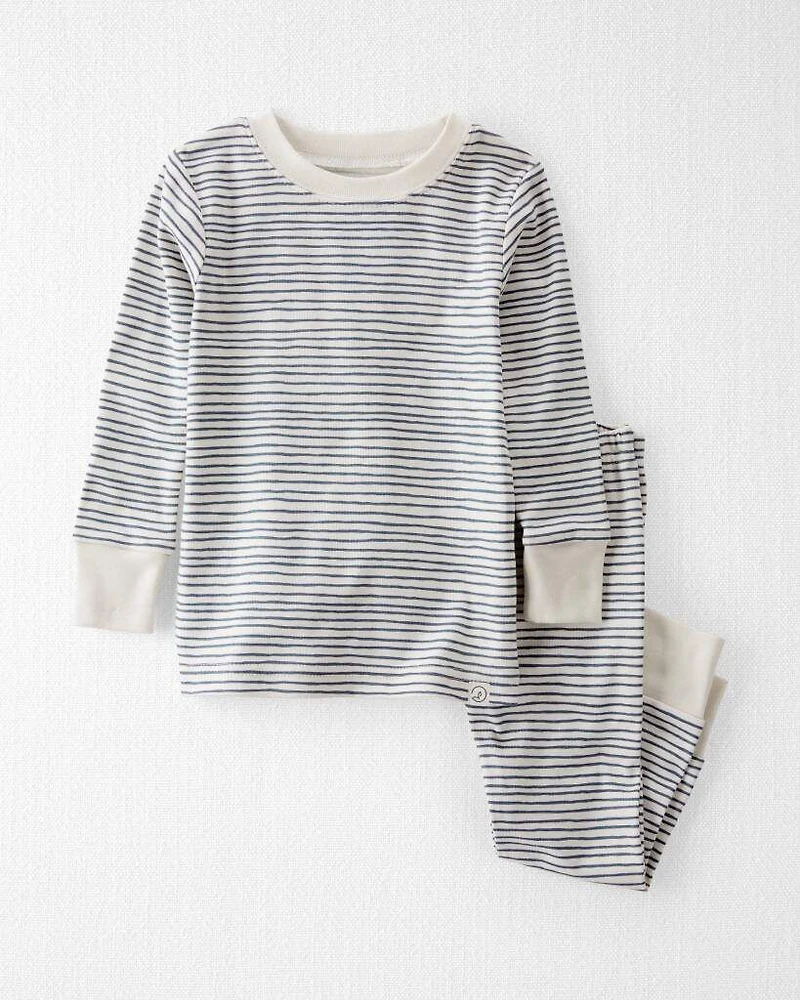 Baby Organic Cotton Pajamas Set in Stripes