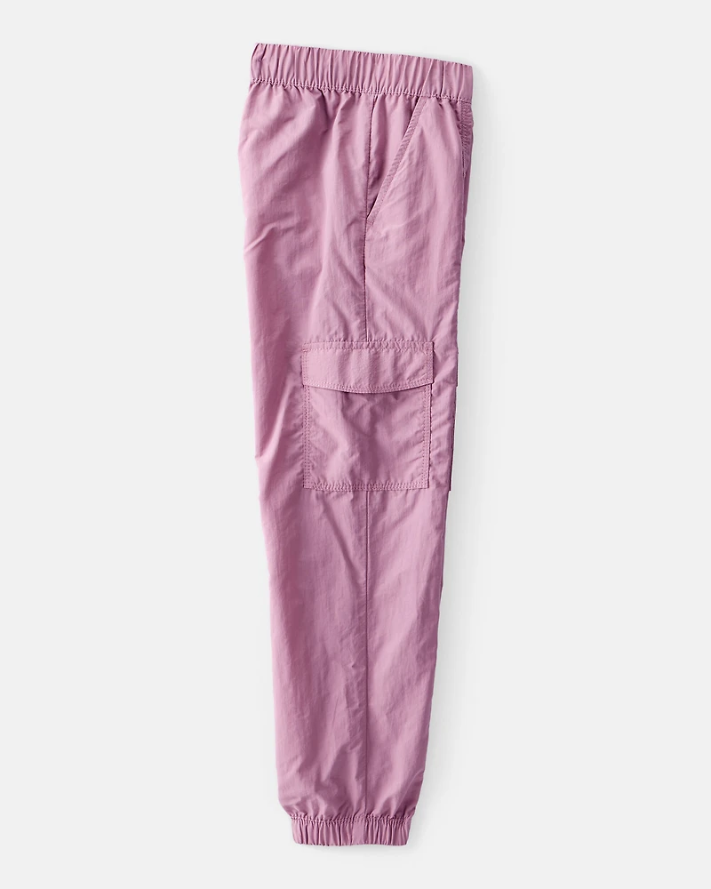 Girls Woven Jogger - Purple
