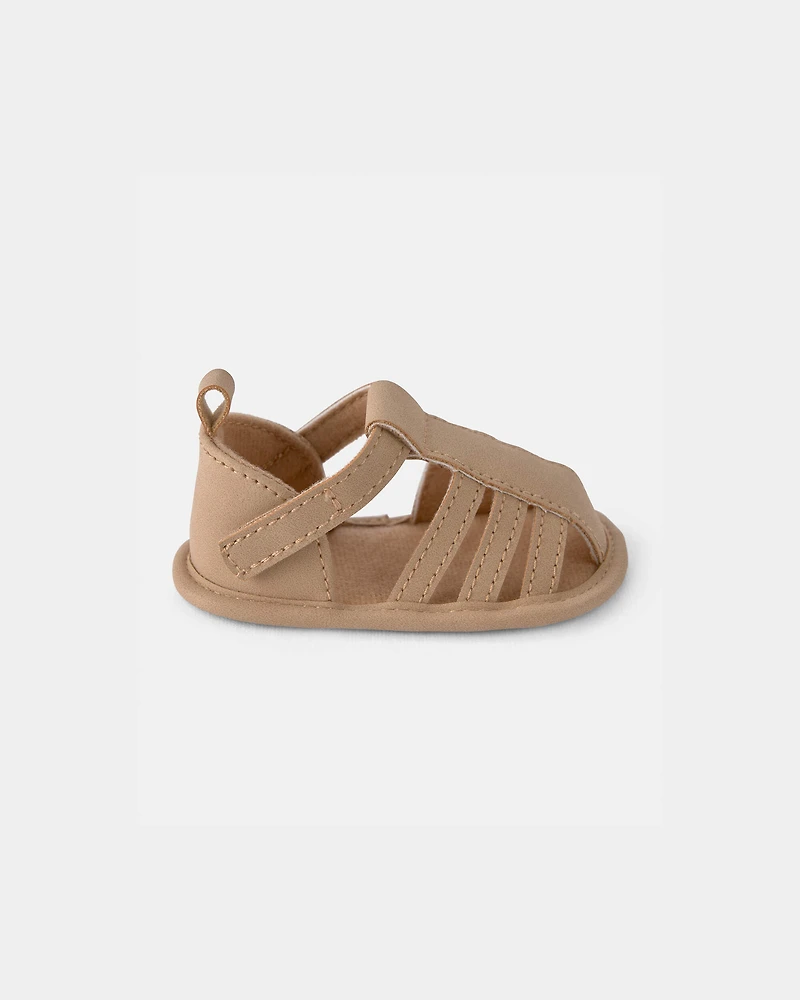 Baby Boy Strappy Sandals - Brown