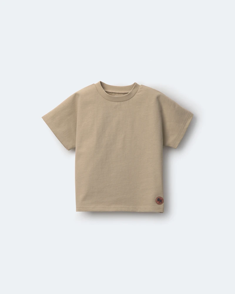 Toddler Premium Dolman Tee - Tan