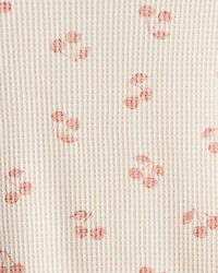 Baby Girl 2-Piece Cherry Fruit Print Long-Sleeve Tee & Pant Set - Ivory