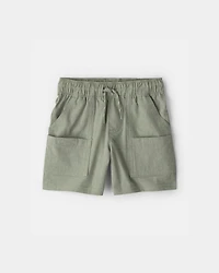 Baby Boy Woven Pocket Shorts - Green