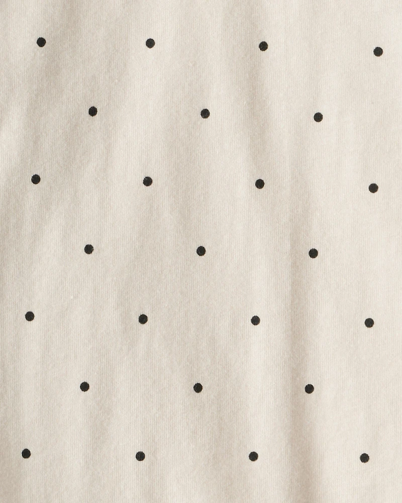 Baby Girl 2-Piece Bow Bodysuit & Pant Set - Cream/Black