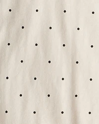 Baby Girl 2-Piece Bow Bodysuit & Pant Set - Cream/Black