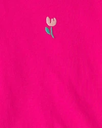 Baby Girl 3-Piece 'Sweetest Wildflower' Outfit Set - Pink/Cream