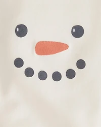 Baby Snowman Bubble Bodysuit Made with Organic Cotton