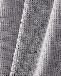 Baby Boy PurelySoft Long-Sleeve 2-Way Zip 1-Piece Pajamas - Grey