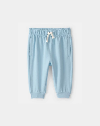 Baby Boy French Terry Pants - Blue