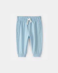 Baby Boy French Terry Pants - Blue