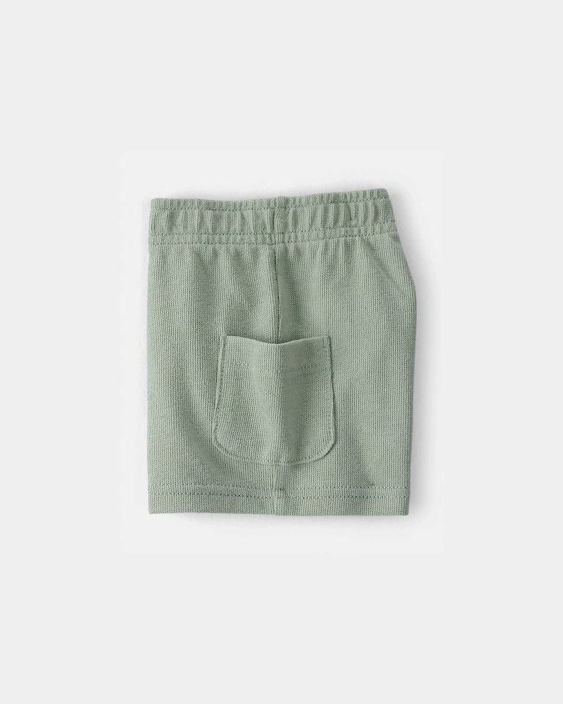 Baby Boy 2-Piece Top & Short Set - Green