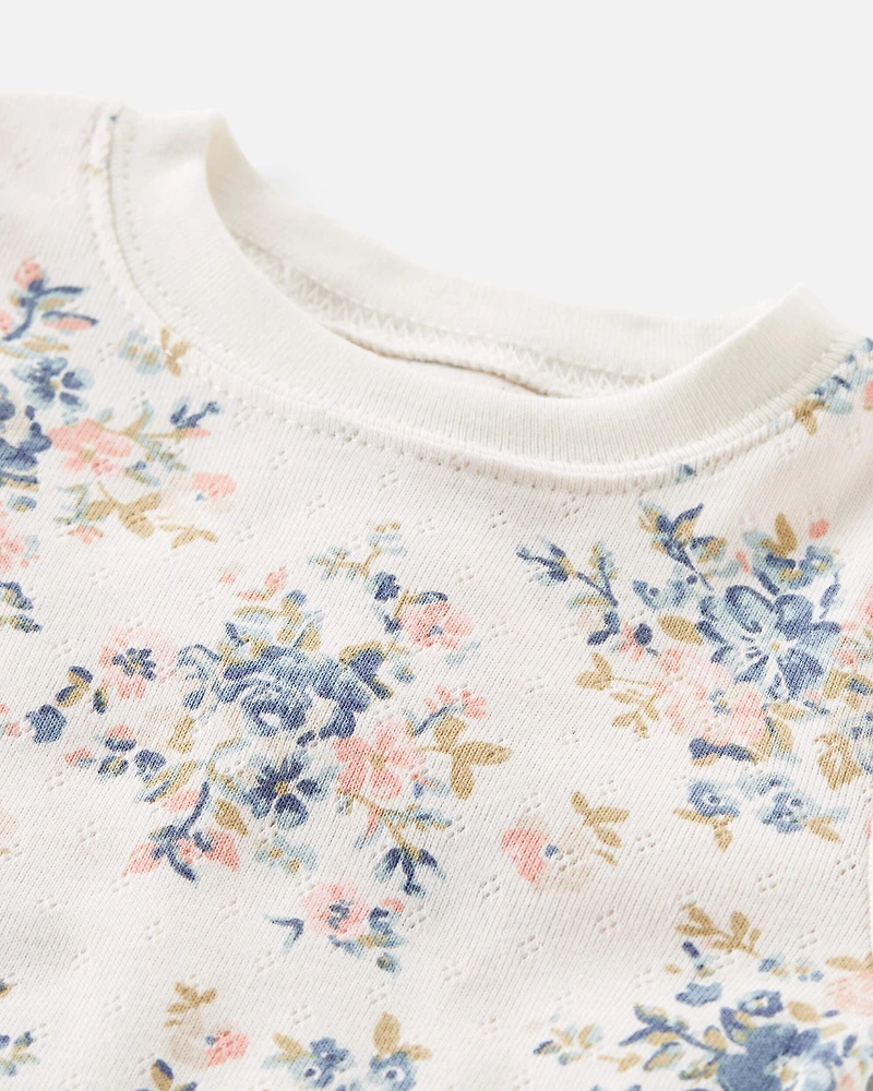 Baby Girl Organic Cotton Pajamas Set