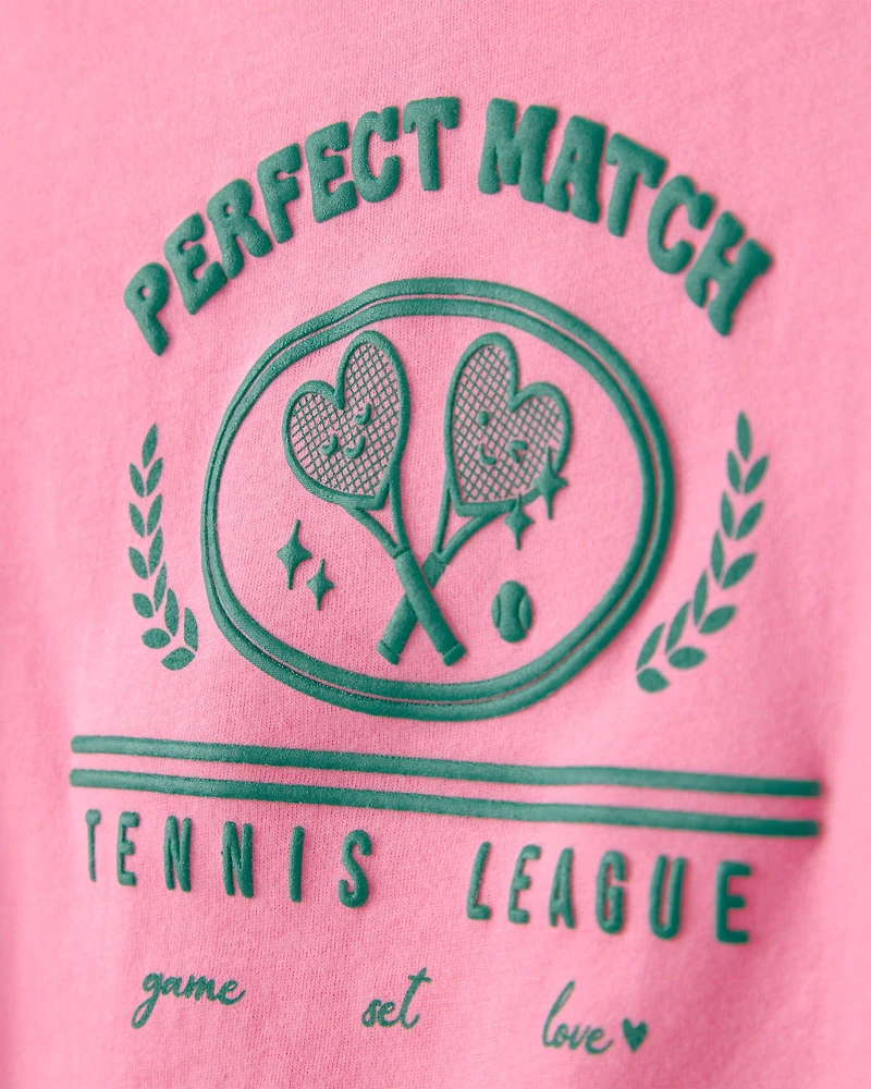 Toddler Girl 'Perfect Match' Top - Pink