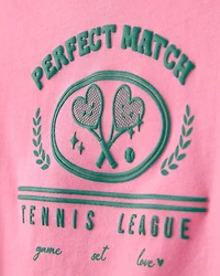 Toddler Girl 'Perfect Match' Top - Pink