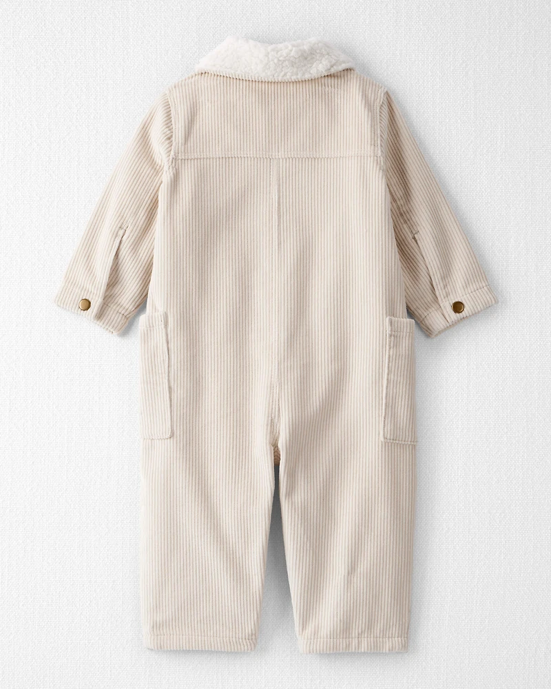 Baby Organic Cotton Corduroy Romper