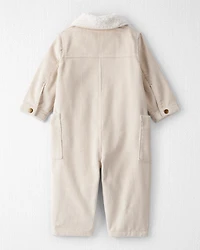 Baby Organic Cotton Corduroy Romper