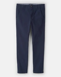 Boys Slim Tapered Chino Pants - Navy