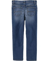 Kid Medium Wash Straight-Leg Jeans