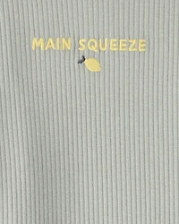 Baby Girl 'Main Squeeze' Bodysuit & Pant Set - Green