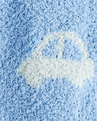 Car Print Stroller Blanket - Blue