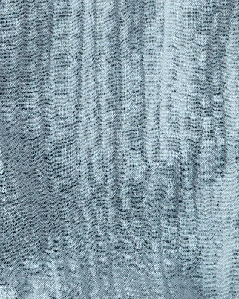 Baby Boy Organic Cotton Gauze Overall