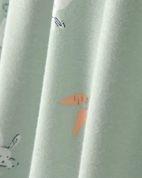 Baby Girl 2-Pack Easter Bunny PurelySoft Headwraps - Green/Ivory