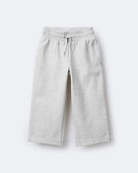 Toddler Girl Linda Wide Leg Pant - Heather Grey