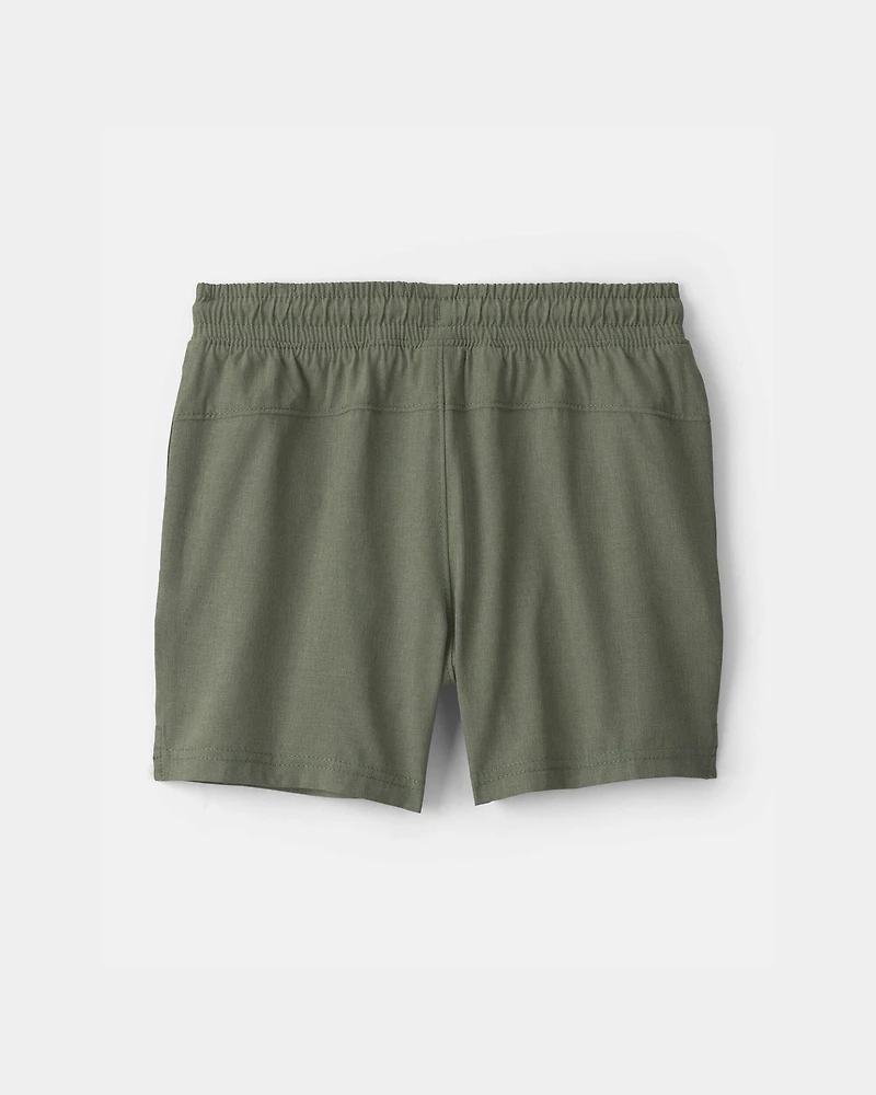 Boys Active Shorts - Green
