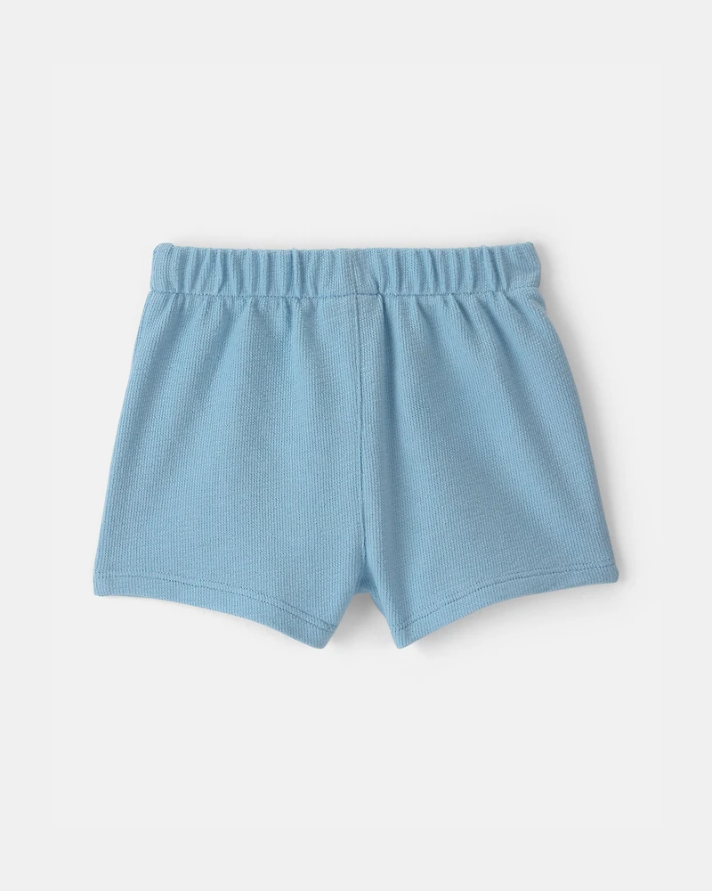 Baby Boy Drawstring Shorts - Blue