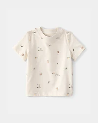 Baby Boy 2-Piece Easter Bunny Shortall Set - Blue/Cream