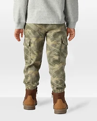 Toddler Boy Cotton Camo Fashion Cargo Pants - Green