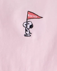 Girls Peanuts Snoopy Long-Sleeve Top - Pink