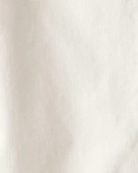 Girls Corduroy Wide-Leg Pants - Ivory