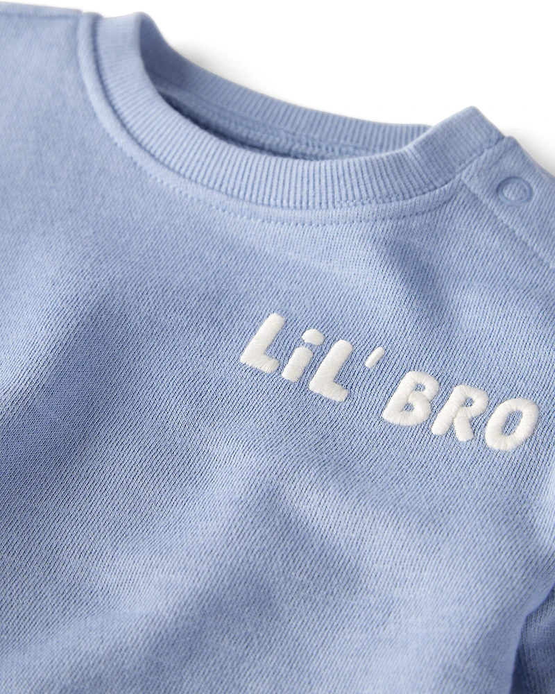 Baby Organic Cotton Lil' Bro Bubble