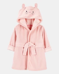 Baby Bunny Hooded Terry Robe - Pink