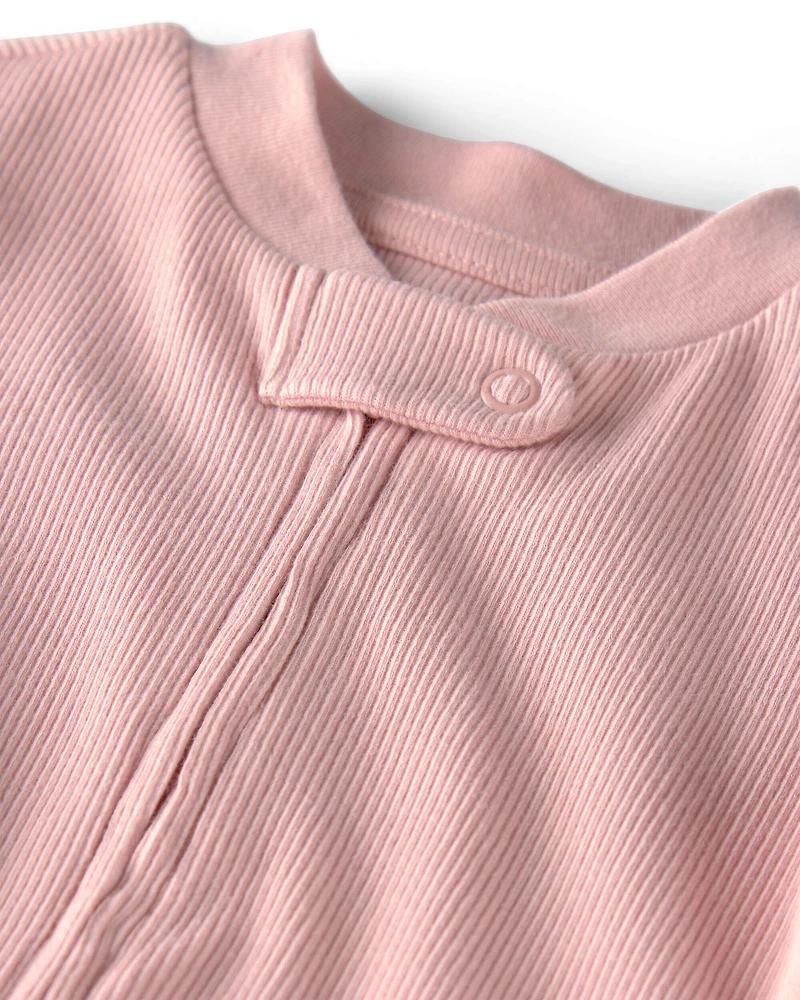 Baby Girl Organic Cotton Sleep & Play Pajama
