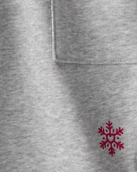 Toddler Girl DayDream Fleece Mock Neck Long-Sleeve Dress - Grey