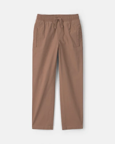 Boys Twill Pants - Brown